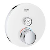 Grohe 29150LS0 Krom Beyaz Ankastre Term Banyo Batarya