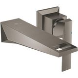Grohe 29402AL0 Allure Brilliant İki Delikli M Boyut Brushed Hard Graphite Lavabo Bataryası