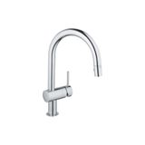 Grohe 30274000 Minta Spiralli 2 akışlı eviye Bataryası
