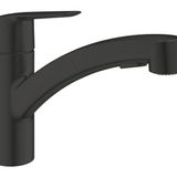 Grohe 303072431 Mat Siyah Start Spiralli Eviye Bataryası