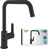 Grohe 304702430 Mat Siyah Start QuickFix Eviye Bataryası