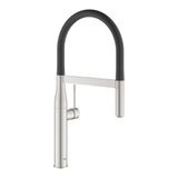 Grohe 30503DC0 Gri Spiralli 2 Fonk Essence Supersteel Eviye Bataryası