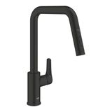 Grohe 306192430 Eurosmart Mat Siyah Eviye Bataryası
