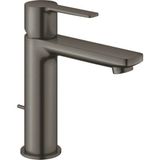 Grohe 32114AL1 Lineare Fırçalı Sert Grafit Tek Kumandalı S Boyut Lavabo Bataryası