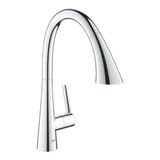 Grohe 32294002 Zedra Spiralli 2 Fonksiyonlu Krom Eviye Bataryası