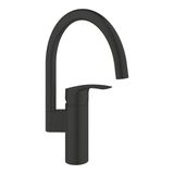 Grohe 332022433 Eurosmart Mat Siyah Eviye Bataryası