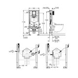 Grohe 39112001 Sensia Klozet Sistemleri İçin Rapid SL Rezervuar