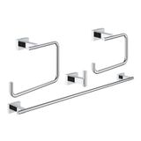 Grohe 40778001 Essentials Cube Dörtlü Banyo Aksesuar Seti