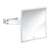 Grohe 40808000 Krom Selection Cube Duvara Monte Makyaj Aynası