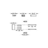 Grohe 46191000 Ankastre Mix Banyo Bataryası Uzatması