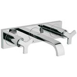Grohe Allure 3 Delikli Duvardan Lavabo Bataryası