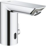 Grohe Bau Cosmo E Fotoselli Lavabo Musluğu Krom Malzeme ile Çift Su Girişli Pilli Model -36451000