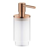 Grohe Cam ve metal sabunluk, 130 ml, çizilmez Starlight yüzey, 10 x 14 x 6 cm, bakır rengi parlak (Referans: 41028DA0)