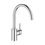 Grohe Concetto Tek Kumandalı Eviye Bataryası - 32661003 Gümüş