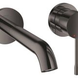Grohe Essence New Duvardan Ankastre Lavabo Bataryası (Sıva Üstü Grubu), Sert Grafit - 29192A01
