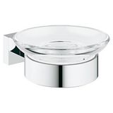 Grohe Essentıals Cube Sabunluk Şeffaf