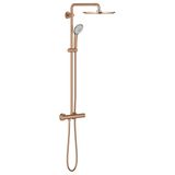 Grohe Euphoria - 310 duş sistemi THM fırçalanmış sıcak gün batımı
