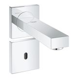 Grohe Eurocube E, banyo armatürü - elektronik lavabo armatürü, 230 V, tahliye garnitürsüz, duvar montajı, 36442000