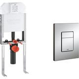 Grohe Gömme Rezervuar Uniset Pnömatik +Grohe Skate Cosmopolitan Kumanda Paneli - 1 - Gri