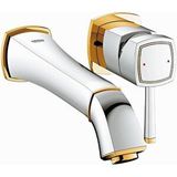 Grohe Grandera İki Delikli Duvardan Lavabo Bataryası - 19930ig0 Gümüş