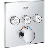 Grohe Krom 3 Çıkışlı Smartcontrol Ankastre Banyo Bataryası