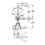 Grohe Minta Tek Kumandalı Eviye Bataryası Brushed Hard Graphite - 30274al0 Çok Renkli