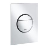 Grohe Nova Cosmopolitan S Ünite Klozet Kontrol Paneli, Rapid Sl Için, S Boyut, 130 X 172 Mm, 2 Miktar Ve Başlangıç Ve Durdurma Fonksiyonu, Mat Krom Cihazlar 37601P00