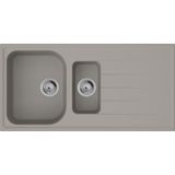 Grohe S52 S520-F525 Ankastre Eviye Otomatik Gider Seti ile - Gri