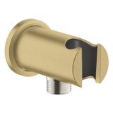 GROHE Vitalio, Duş Başlığı Tutuculu Duvar Bağlantı Kemeri (Standart Bağlantı 1/2 inç, Tüm Standart Duş Başlıkları için Uygun, Uzun Ömürlü Yüzey, Duvara Montaj), Altın, 26658GN0