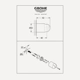 Grohe Vitalio Start 100 2 Akışlı El Duşu