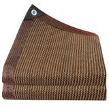 Grometli Gölge Ağı - Bahçe için sağlam dikdörtgen ağ, güneş koruması, pergola, sera, bitki yetiştirme ve tavuk kümesi için ideal (kahverengi, 1 x 8 m)