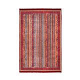 Groningen Kırmızı Etnik Modern Geometrik Etnik Desenli Boho Makinada Yıkanabilir Hafif Hav Toz Vermez Leke Tutmaz Kaymaz Taban Dijital Makine Baskı Halı Oturma Odası Salon Yolluk Koridor Mutfak Halısı