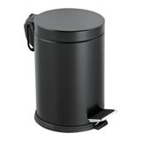 Groove 12 Litre Paslanmaz Mutfak Pedallı Çöp Kovası Siyah