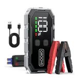 Groove F11 15800Mah 2000A Tepe Akımı Akü Takviye Cihazı Taşınabilir Jump Starter (Powerbank+Led Lamba+Lcd Ekran) Benzinli Ve Dizel Araçlar İç