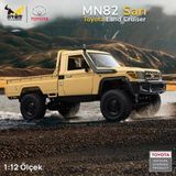 Groove MN Model MN82 1/12 Toyota Land Cruiser LC79 4WD RC Model Crawler Offroad Uzaktan Kumandalı Araba Truck RTR Lisanslı Sarı