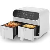 Groove Xxl 1800W 8lt Çift Hazneli Airfryer Yağsız Sıcak Hava Fritözü