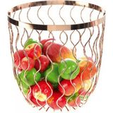 Groovy Tel Meyvelik Bakır Kaplama Ø25*H26CM - BRD-HW185-BAKIR