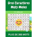 GROS CARACTERES MOTS MELES: 111 grilles faciles, moyens et difficiles pour tout âges avec une taille de 21*29.7 cm