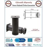 Gross AVM Metal Ayarlanabilir Koltuk - Mobilya - Baza Ayağı - 15CM - Siyah - 2 Adet