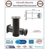 Gross AVM Metal Ayarlanabilir Koltuk - Mobilya - Baza Ayağı - 20CM - Siyah - 2 Adet