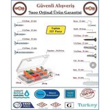 Gross AVM Organizer Vida Dübel Seti - 12 Bölmeli Organizer - Sunta Vidası - Akıllı Vida - Dübel - Pul - Çivi - 325 Parça