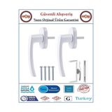 GrossAVM Pimapen Pvc Tekli Pencere Kolu Beyaz - 2 Adet
