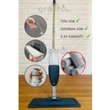 Grothe Wipe Sprey Mop Gri - Tıpasız Sistem - 4 Mop Bezli - 700 Cc Su Hazneli - Üretici Garantili GRTSM-01