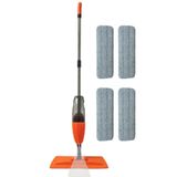 Grothe Wipe Sprey Mop Turuncu - TIPASIZ SU SIZDIRMAZ - 4 Mop Bezli - 700 Cc Püskürtmeli Su Hazneli - ÜRETİCİLİ GARANTİLİ