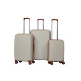 Ground Büyük+orta+küçük 3.Boy Valiz Kemik+taba 3.LÜ SET