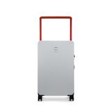 GROUND Jade Kabin Boy Valiz Geniş Çekçekli – Beyaz - 10670