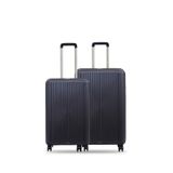 GROUND Sirius 2'li Valiz Seti Büyük-Orta - Denim - 10728