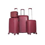 GROUND Vanille 4’lü Valiz Seti Bordo - 10663