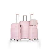 GROUND Vanille 4’lü Valiz Seti Soft Pink - 10663
