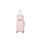 GROUND Vanille Kabin Boy Valiz + Makyaj Çantası Soft Pink - 10663